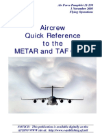AF PAM 11-238 METAR Quick Reference Guide