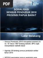 Download Sosialisasi Sensus Penduduk 2010 Di Papua Barat by Badan Pusat Statistik Provinsi Papua Barat SN30427808 doc pdf