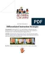 Differentiated Instruction Strategies Kit