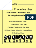 4746.Human Phone Number by Bob Kohler 电话号码预言书籍