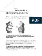 Role Play Servicio Al Cliente