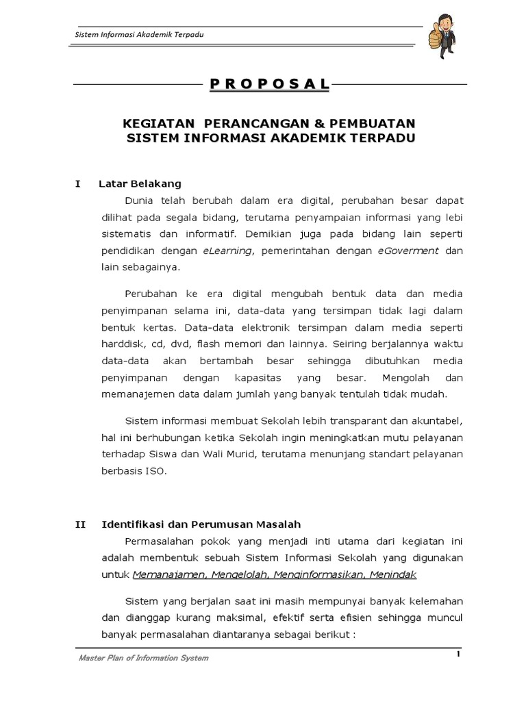 Contoh Project Sistem Informasi | PDF | Karier & Perkembangan | Ilmu Sosial