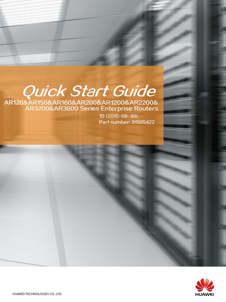 Series Enterprise Routers Quick Start Guide PDF | PDF | Password | Login