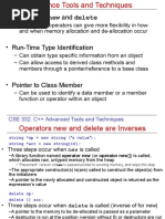 C++ Advanced Tools and Techniques