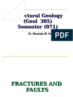 Structural Geology (Geol 305) Semester