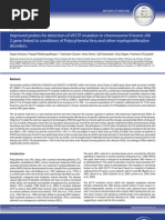Download Improved probes for detection of V617F mutation in chromosome 9-borne JAK 2 gene linked to conditions of Polycythemia Vera and other myeloproliferative disorders by iMedPub SN30431503 doc pdf