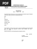 Download SURAT REKOMENDASI CONTOH by irwanbadri SN30431579 doc pdf