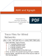 Traces, AWK and Xgraph: Presented By, Amritha Sampath Department of Computer Science Rset
