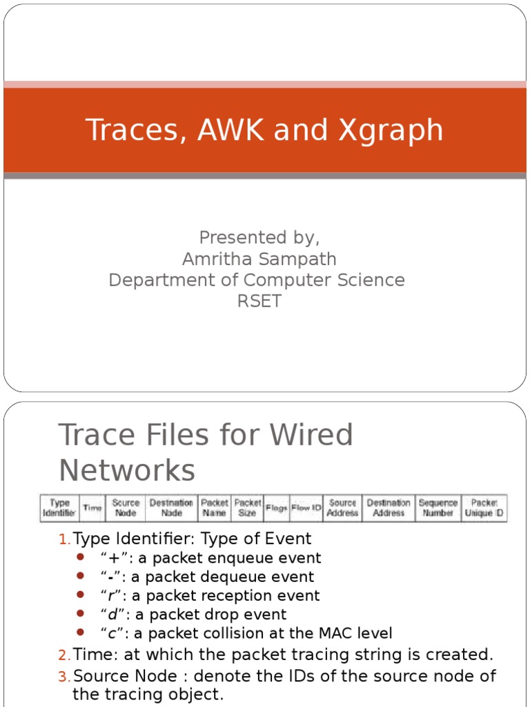 Xgraph for Network Trace Analysis | PDF | Network Congestion | Internet ...