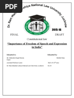 Download Importance of Freedom of Speech and Expression by Shobhit Gopal SN304338520 doc pdf