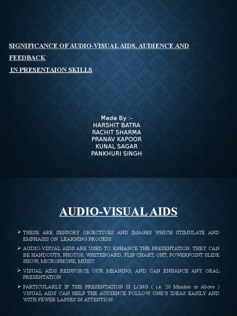 Benefits of Audio-Visual Aids | PDF | Communication | Epistemology