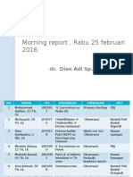Morning Report Konsulen (Jaga 24.2.2016)