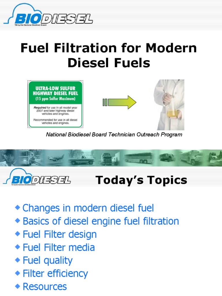 Fuel Filtration For Diesels PDF Diesel Fuel Engines
