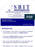 SRS of Student Portal