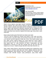 Download Doa Maha Rezeki by Achmad Hidayat SN3043807 doc pdf