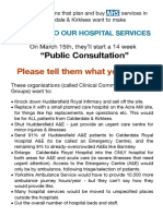 Beware The Dodgy Hospital Cuts Consultation