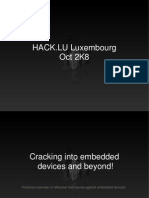 Pastor_cracking Into Embedded Devices - Hack.lu2K8