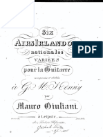 Giuliani - Op 125, Variazioni, 6 Airs Irlandois