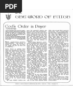 WOF 1973 - 05 May, God's Order in Prayer