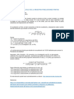 Formula Para Cc3a1lculo de La Muestra Poblaciones Finitas Var Categorica