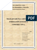 Trabajo Grupal. Formación Estética Constructiva. Grupo Nº3