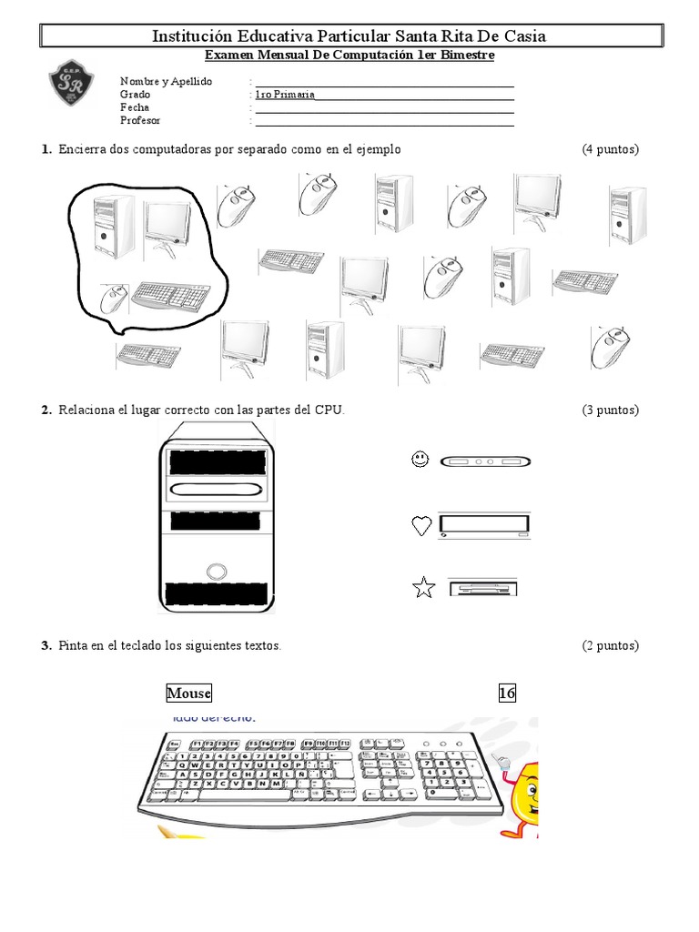 Examen Computacion 2010 | PDF