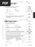 Mid-Chapter Quiz Answers