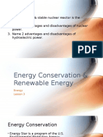 energy conservation   renewable energy