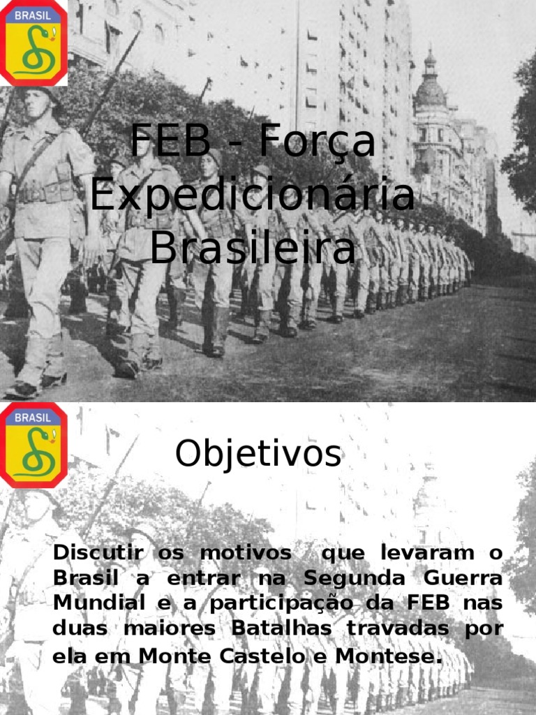 Força expedicionária brasileira | Segunda Guerra Mundial | Guerras da ...