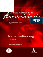 Anestesia Pediátrica CMA