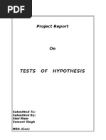 Hypothesis Test