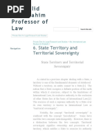 State Territory by Dr. Walid