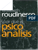 Elisabeth Roudinesco - Por Qué El Psicoanálisis