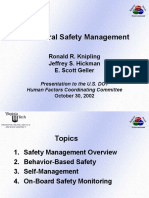 Behavioral Safety Management