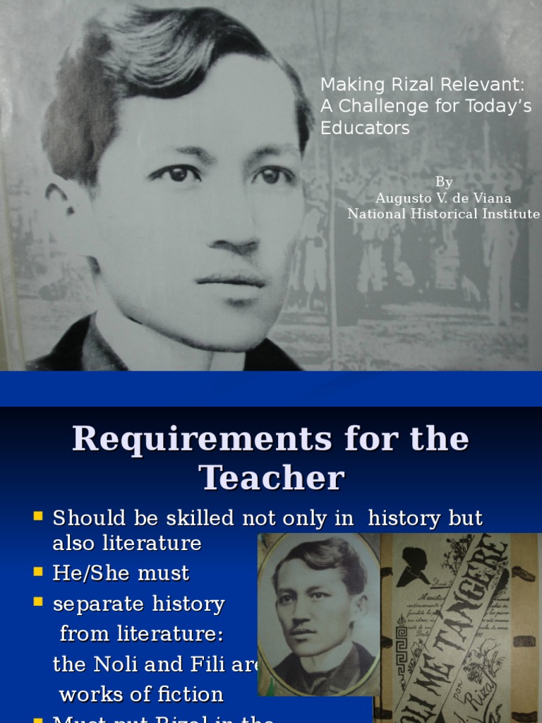 The Rizal Law Government Religion And Belief