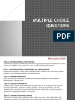 Multiple Choice Questions 2015