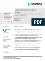 The Emotionally Intelligent Manager Caruso en 4010