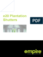 e20 Plantation Shutters-brochure