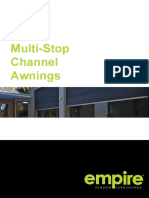 Multi Stop Channel Awnings Brochure