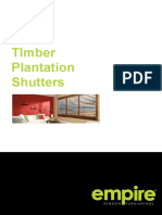 TImber Plantation Shutters-Brochure