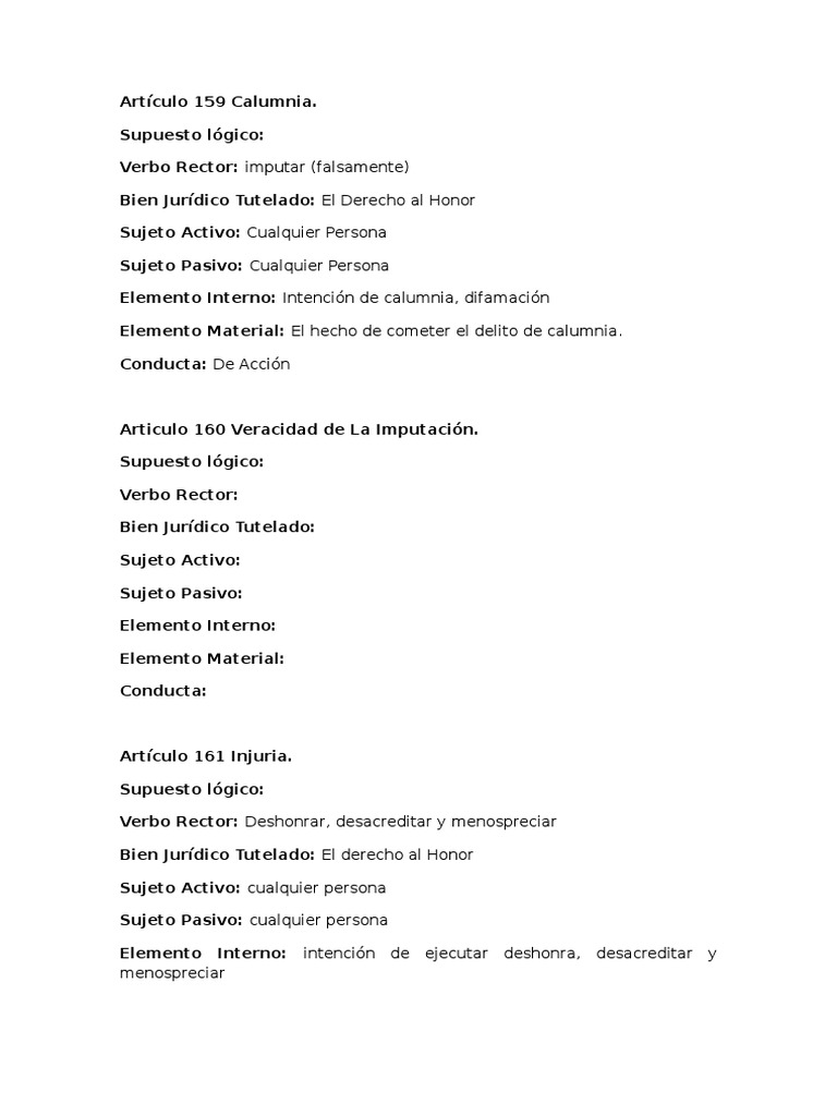 Arts. 159 Al 172 | PDF | Difamación | Información del gobierno