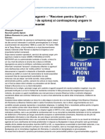 Roncea - Ro-Gen R Gheorghe Dragomir Recviem Pentru Spioni Implicarea Serviciilor de Spionaj Si Contraspionaj Ung