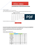 Cronograma de Estudos - XIX Exame de Ordem (Inicio-07-12)