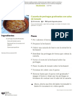 Cazuela de Pechugas Gratinadas Con Salsa de Tomate Receta de Latuto - Cookpad