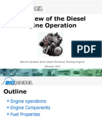 Overview of The Diesel Engine Operation: National Biodiesel Board Diesel Technician Training Program February 2010