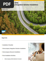 SAP Bussiness One Intercompany