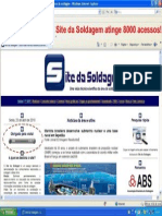 Site Da Soldagem Atinge 8000 Acessos