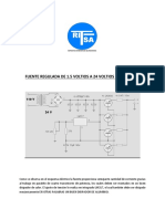 Fuente Regulada de 1.5 a 24 Voltios 20 Amp