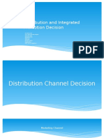 Distribution and Intergrated Promotion Decision