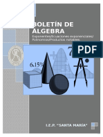 Algebra de 4to de Secundaria